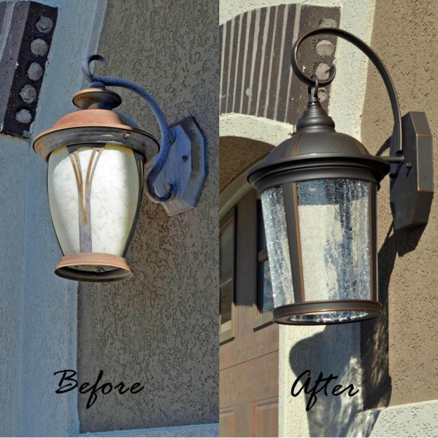 How To Replace A Light Fixture Outdoor Tutorial Her Tool Belt