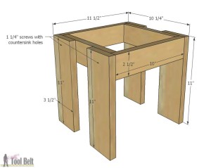 Kids Chair Attach Legs Her Tool Belt