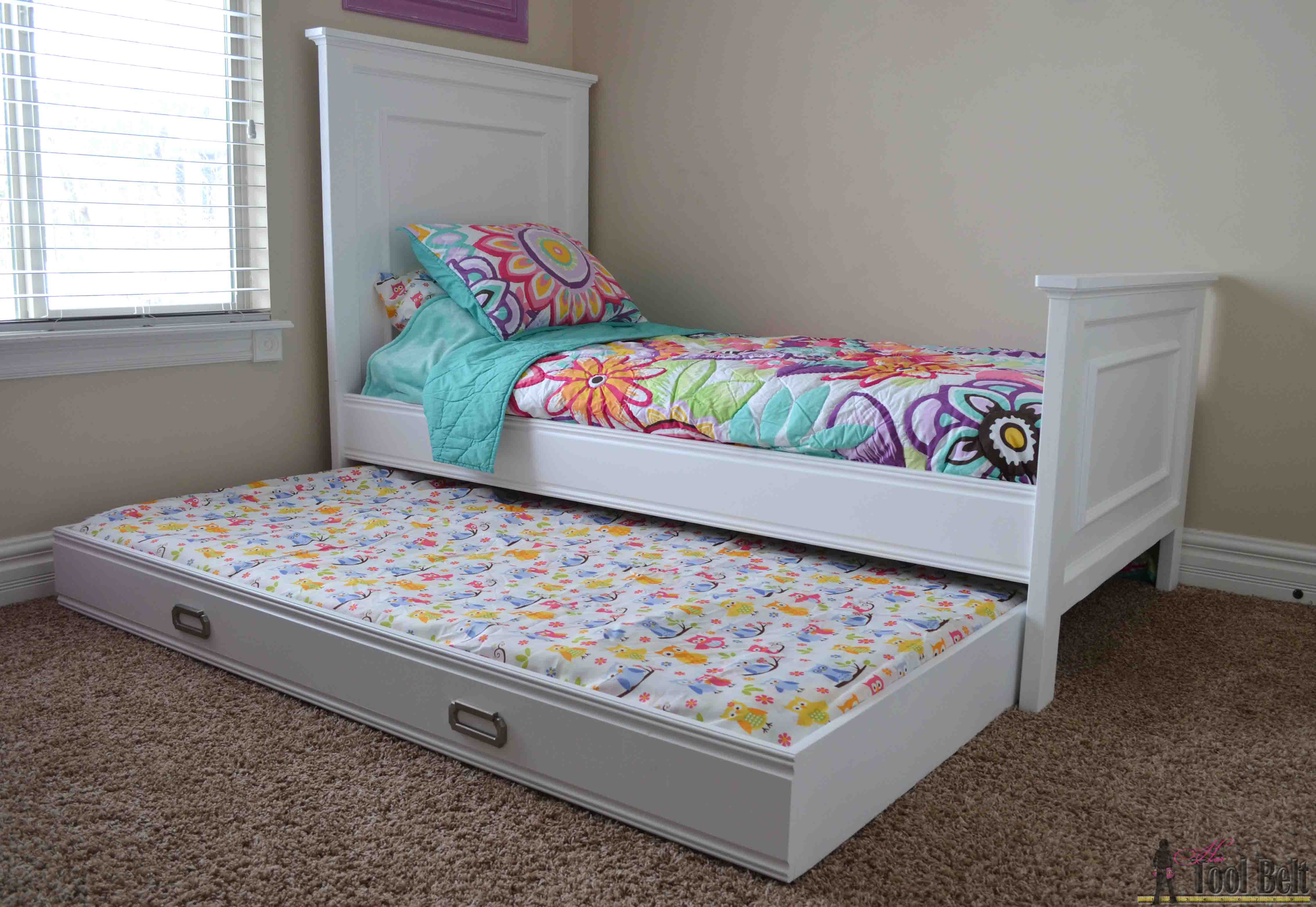 twin mattress bed frame hardwood plus trundle