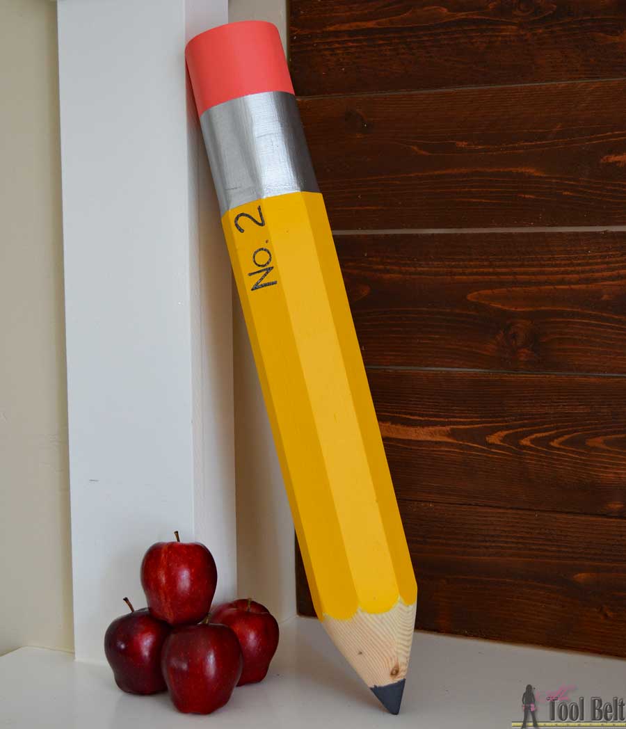 Giant Pencil Decoration - Her Tool Belt