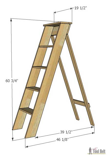 Vintage Decoraters Step Ladders