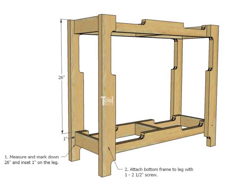 Diy Free Pallet Porch Table - Her Tool Belt