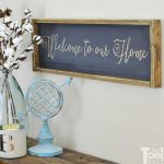 Welcome Farmhouse Sign - Her Tool Belt