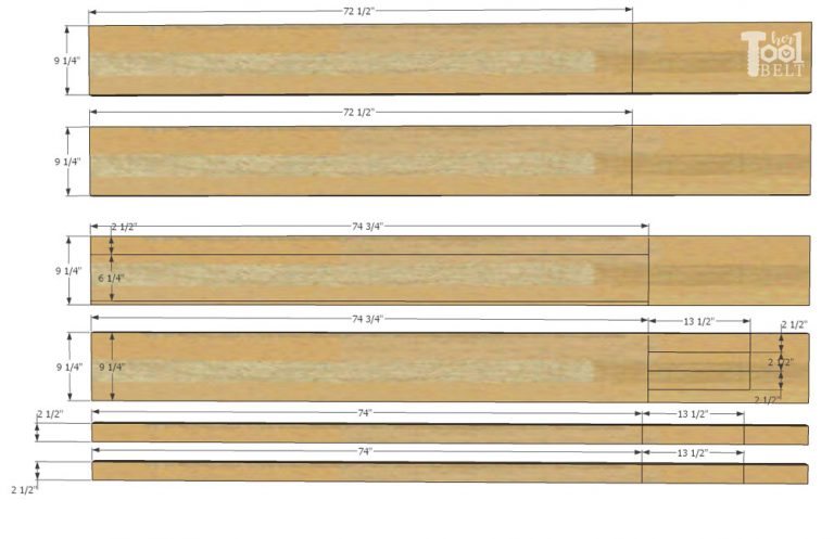 Backpack Storage Bench Plans - Her Tool Belt