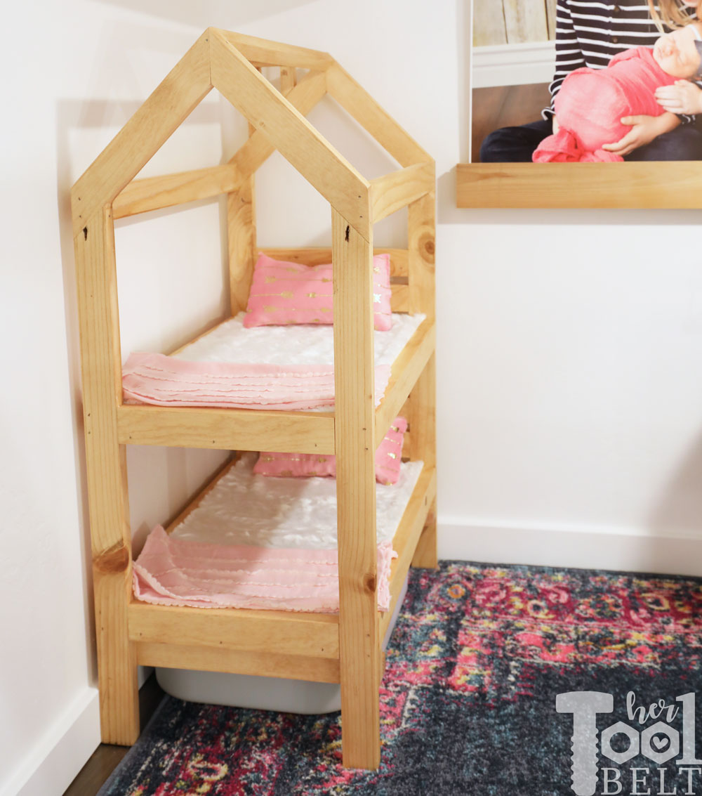 baby doll bunk bed bedroom house toy