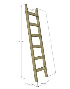 blanket-ladder-72-overall-dimensions - Her Tool Belt