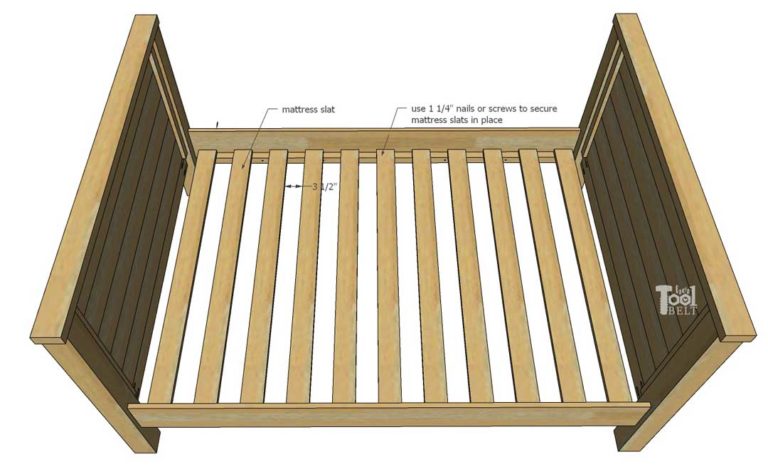 Farmhouse Style Twin over Full Bunk Bed Plans - Her Tool Belt