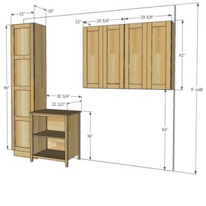 Budget Laundry Room Cabinet Plans - Her Tool Belt