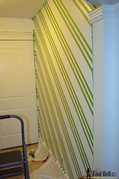 Geometric Wall - Taping it Modern - Her Tool Belt