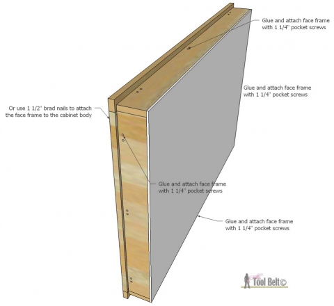 Recessed Medicine Cabinet Attach Face Frame Her Tool Belt