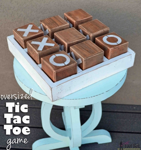 How to Make DIY Tic-Tac-Toe Game (Great Gift Idea) – DIY Projects,  Patterns, Monograms, Designs, Templates