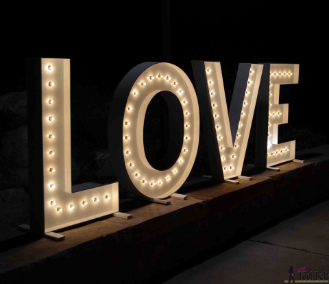 DIY Marquee Letter Light Box