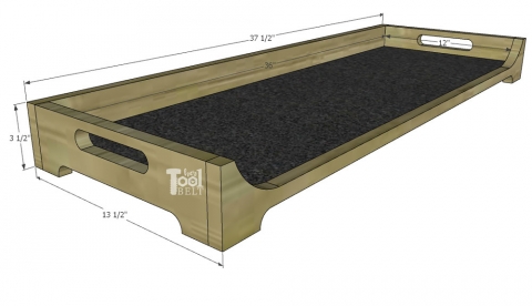 How to build a DIY Boot Tray - % %