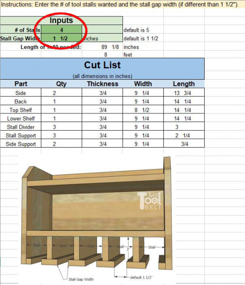 Custom Drill Storage and Charge Station Easy Her Tool Belt